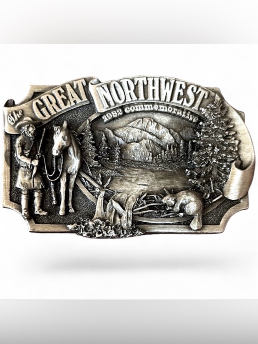 Vintage Siskiyou 1982 "The Great Northwest" Belt Buckle - Limited #1459/2500